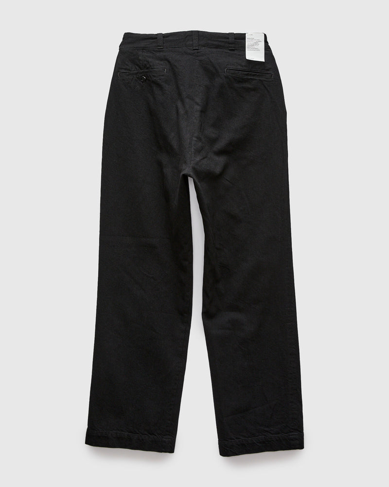 Denim Slacks in Rinse Black