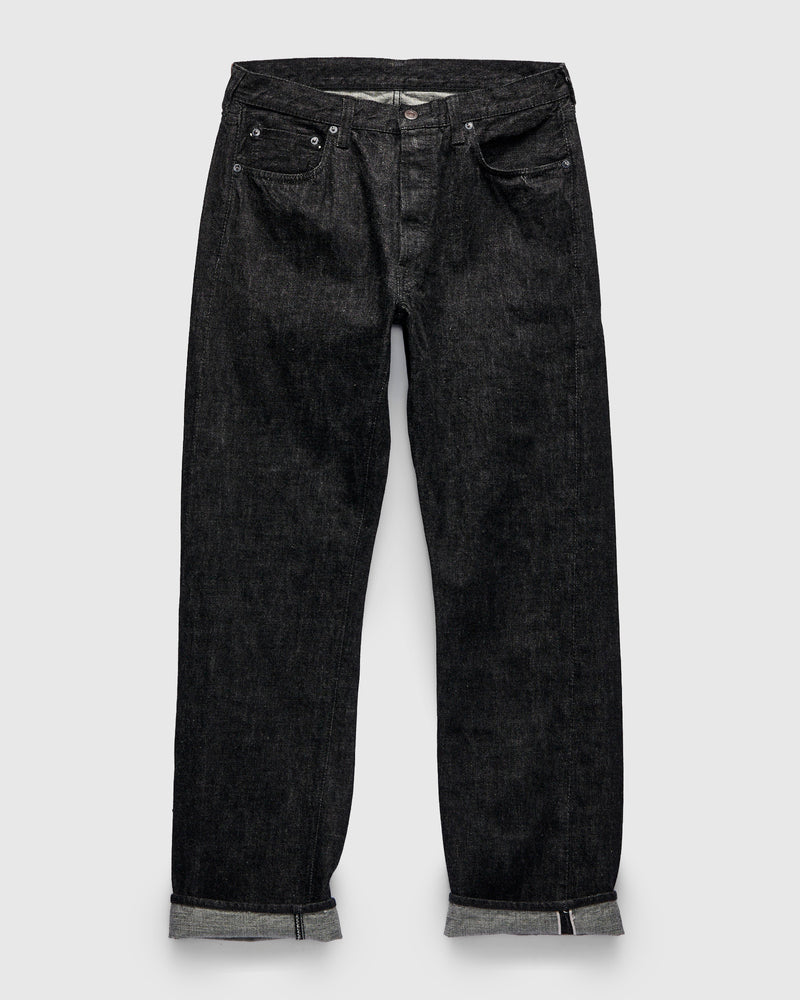 1101BK 13.7oz Black Selvedge Denim - Straight Fit