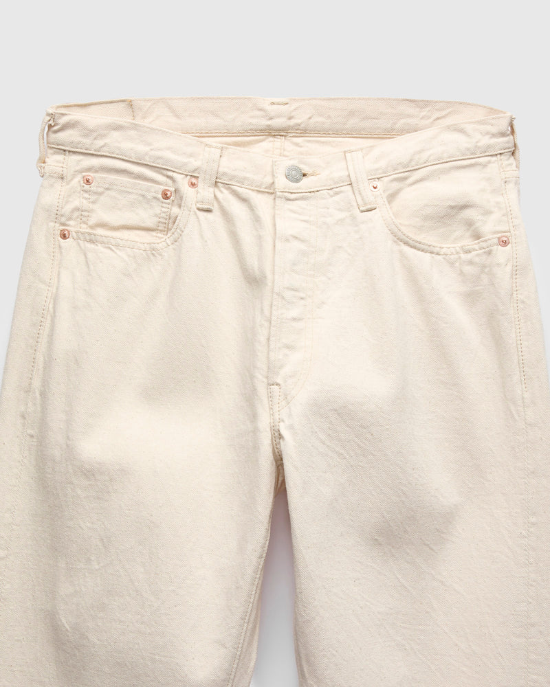 1101EC "Organic Natural" 13.7oz Ecru Selvedge Denim - Straight Fit