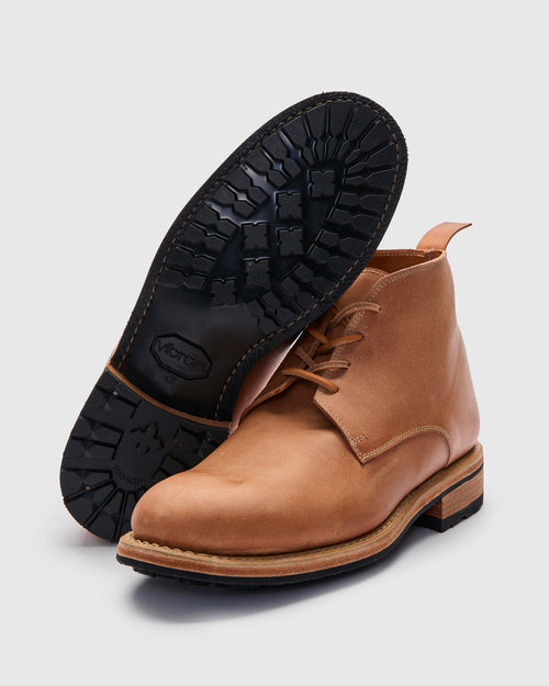Ruggero 1906 Desert Boot in Natural Reverse Vachetta