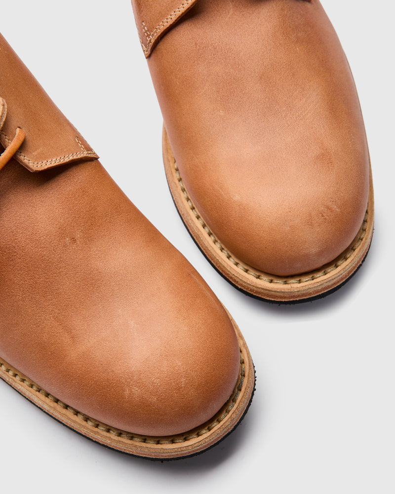 Ruggero 1906 Desert Boot in Natural Reverse Vachetta