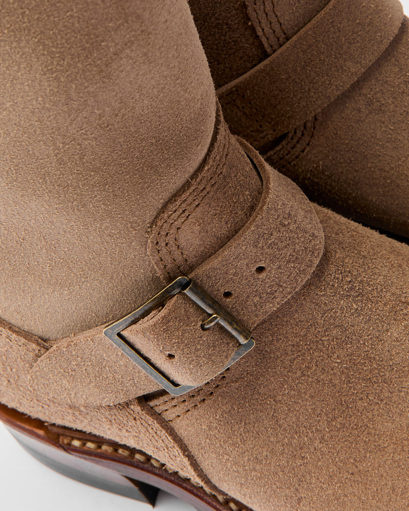Wabash Engineer Boot in Horween Natural Roughout
