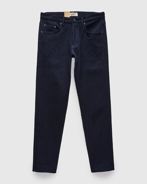 "Indigo Sugiaya" 12oz Herringbone Dobby Twill - Easy Guy Fit