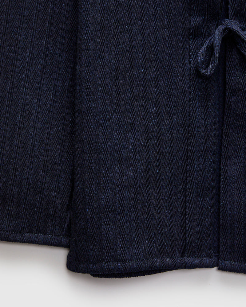 "Indigo Sugiaya" Kimono Shirt in Indigo
