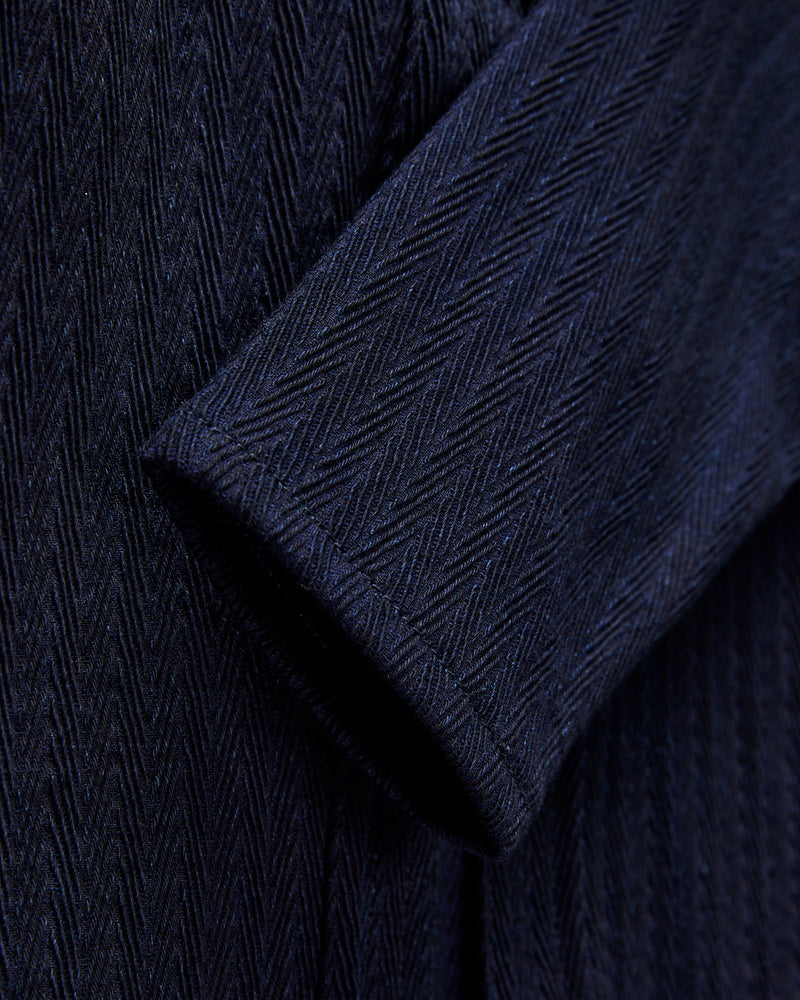 "Indigo Sugiaya" Kimono Shirt in Indigo