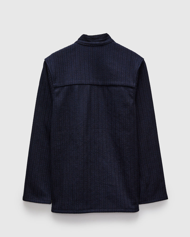 "Indigo Sugiaya" Kimono Shirt in Indigo