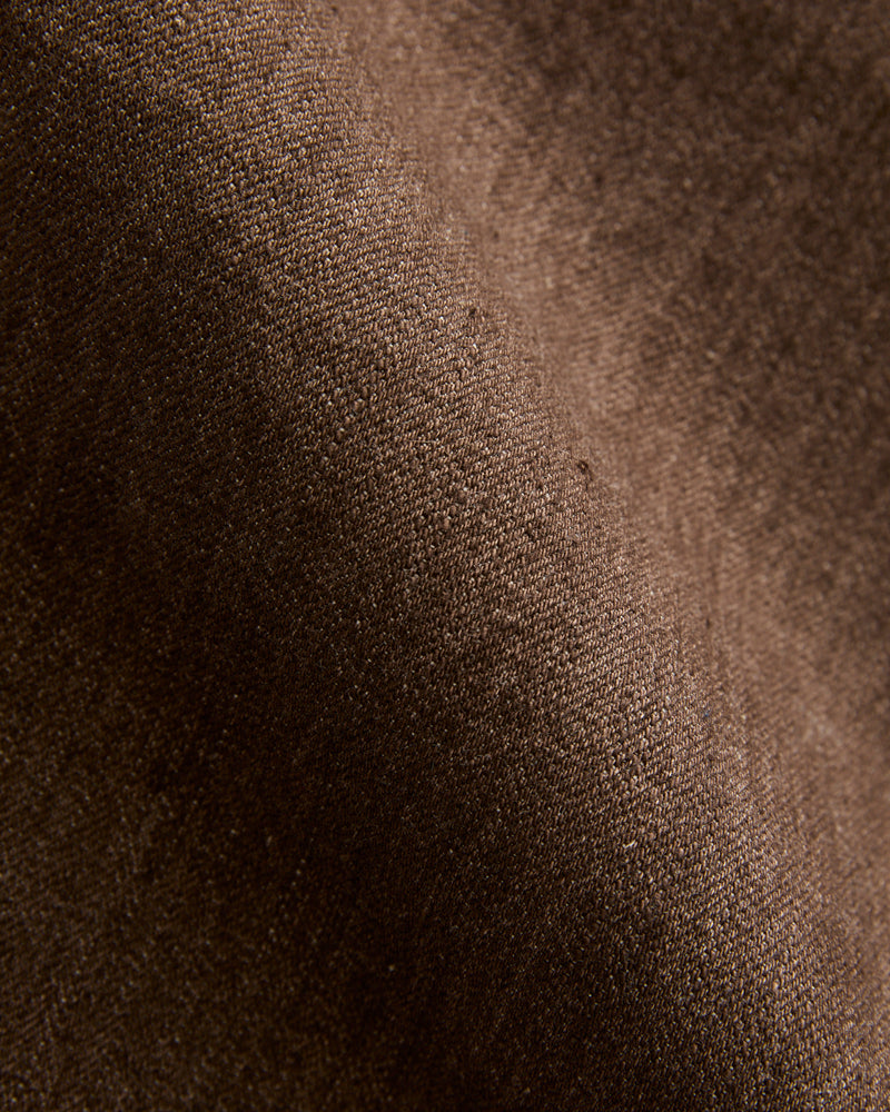 BR-14oz-005 "Sulfur Brown" 14oz Slub Selvedge Denim - Slim Straight Fit