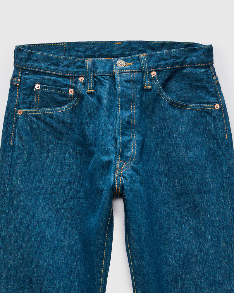 GRE-003 14oz Rinsed Selvedge Denim - Regular Straight Fit