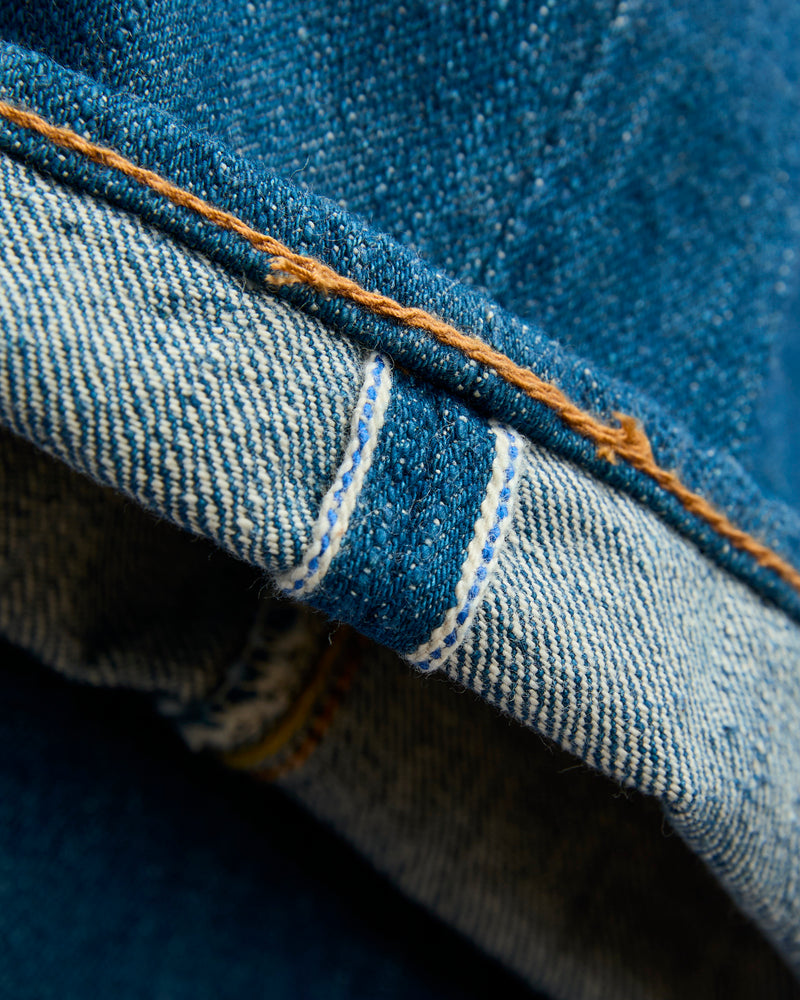 GRE-003 14oz Rinsed Selvedge Denim - Regular Straight Fit