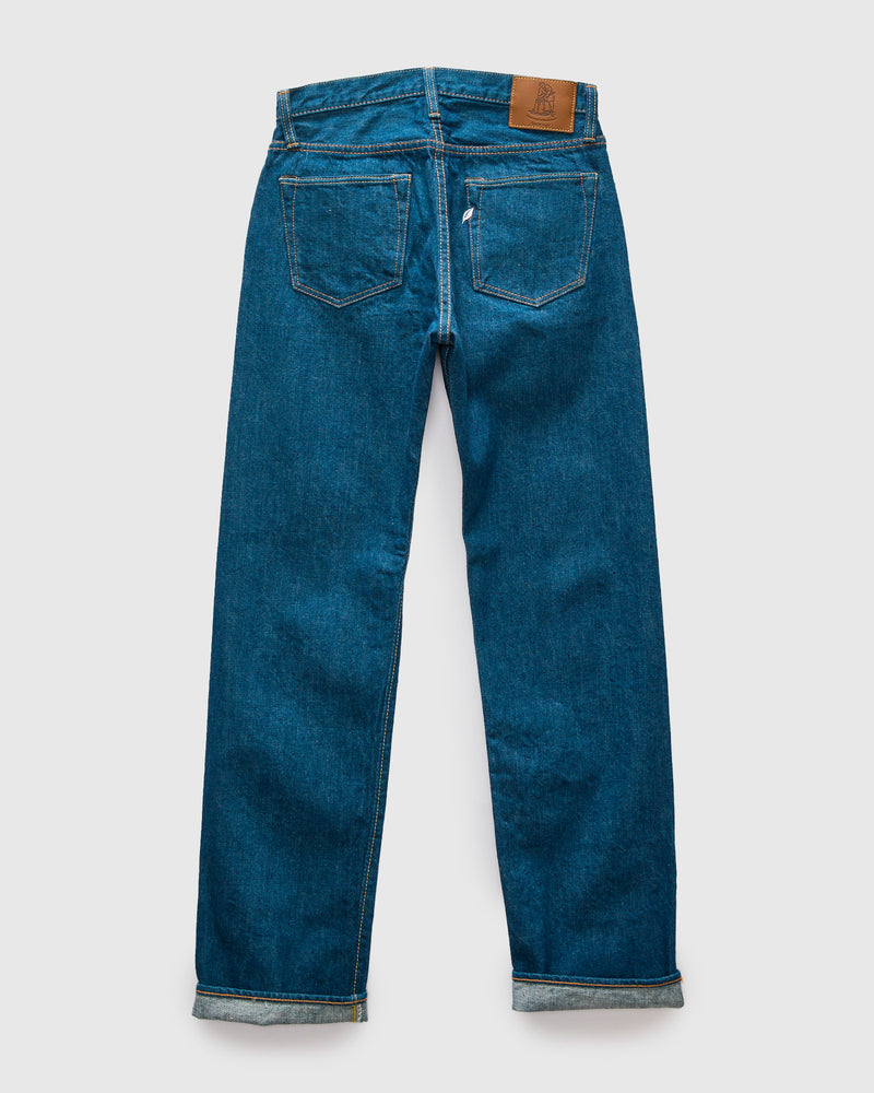 GRE-003 14oz Rinsed Selvedge Denim - Regular Straight Fit
