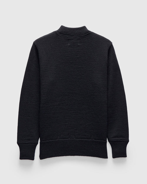 U.S.N. Blue Wool Jersey in Navy