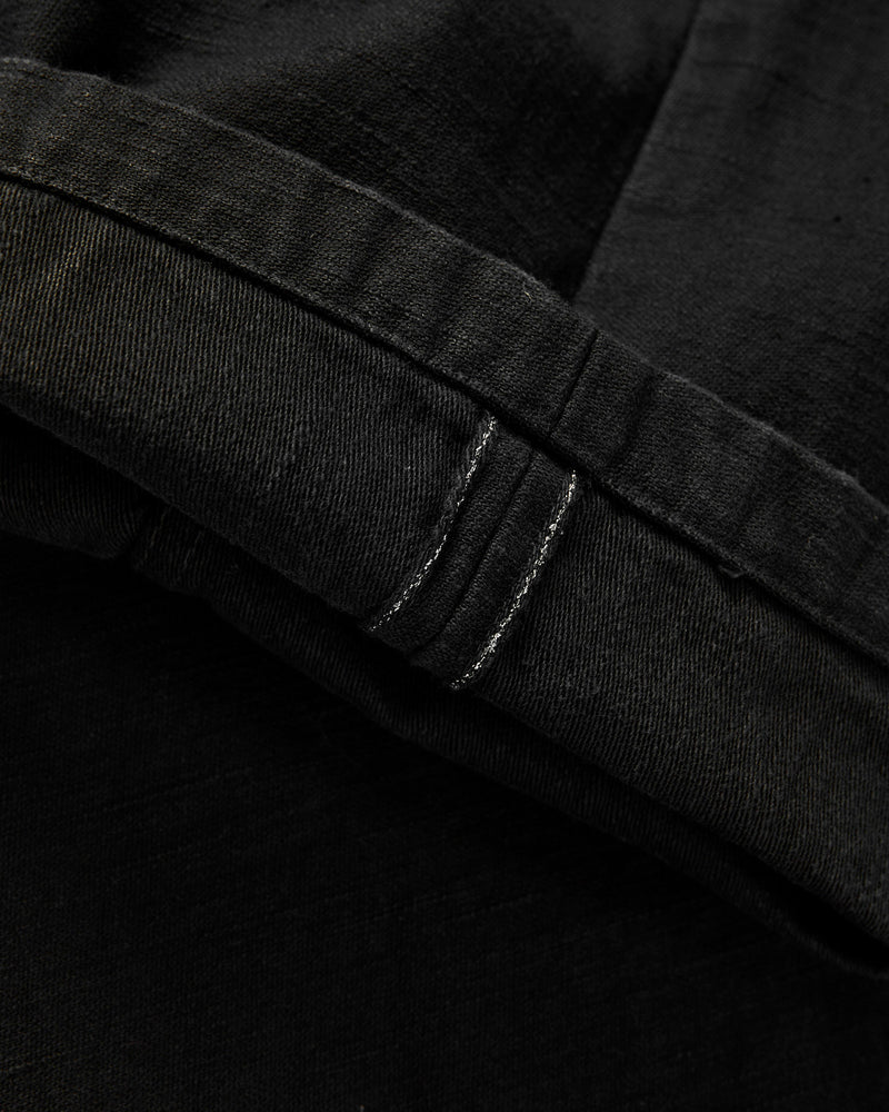 SJ52BK 15oz Heavyweight Selvedge Baker Pants in Black