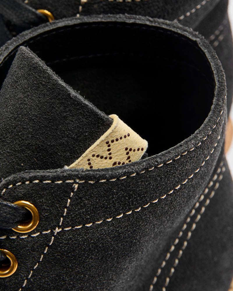 Brigadier Boots-Folk in Black Suede