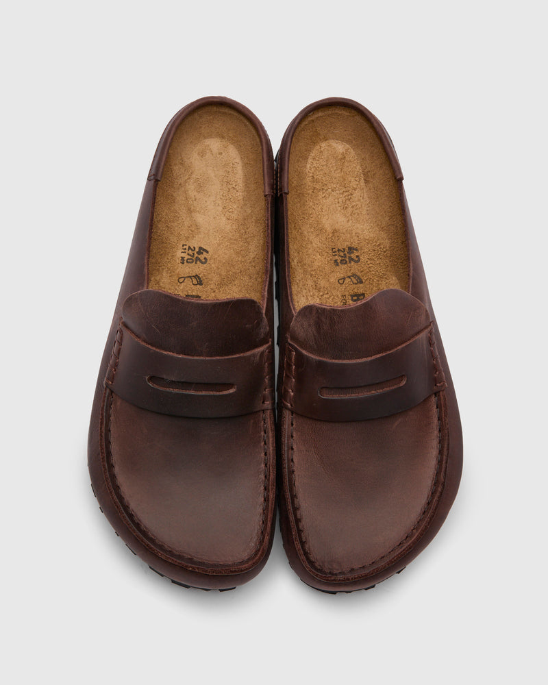 Naples Wrapped Clog in Habana Oil Leather