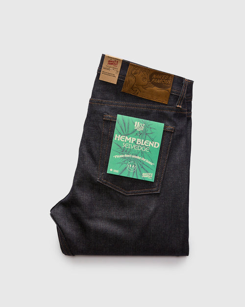"Hemp Blend" 11oz Selvedge Denim - Weird Guy Fit