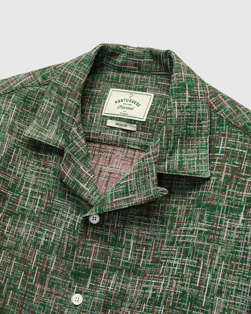 Summer Boucle Shirt in Green