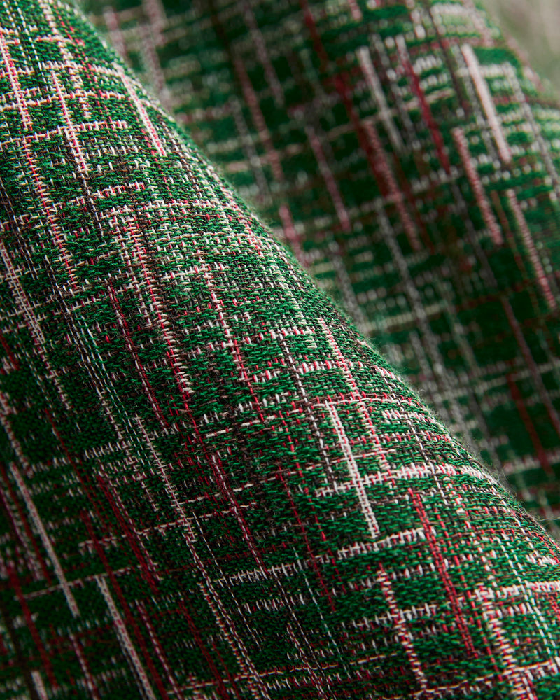 Summer Boucle Shirt in Green