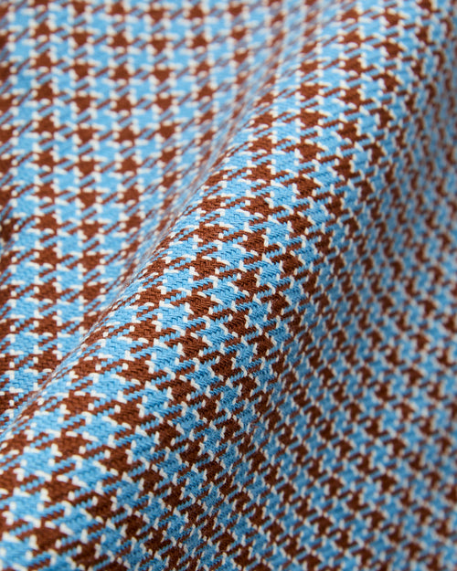 "Cheese Indigo" Heavyweight Flannel Shirt in Light Blue