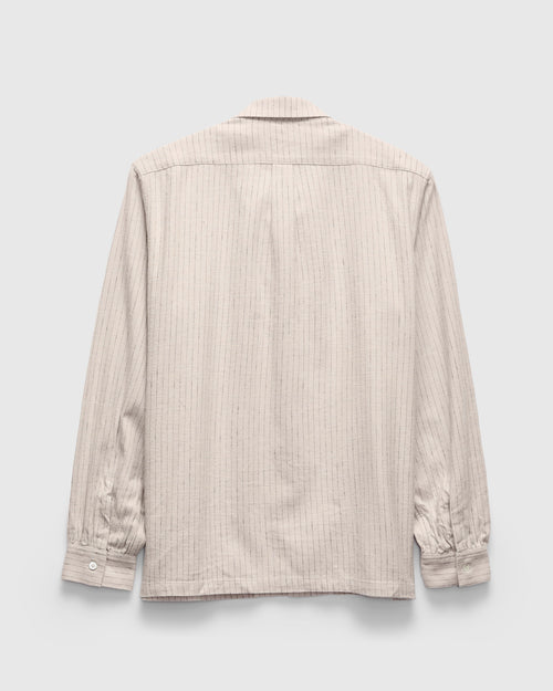 OR-5122 Striped Work Shirt in White