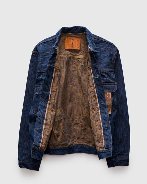"Awa Shoai Kakishibu" 15oz Natural Dye Selvedge Type-2 Jacket