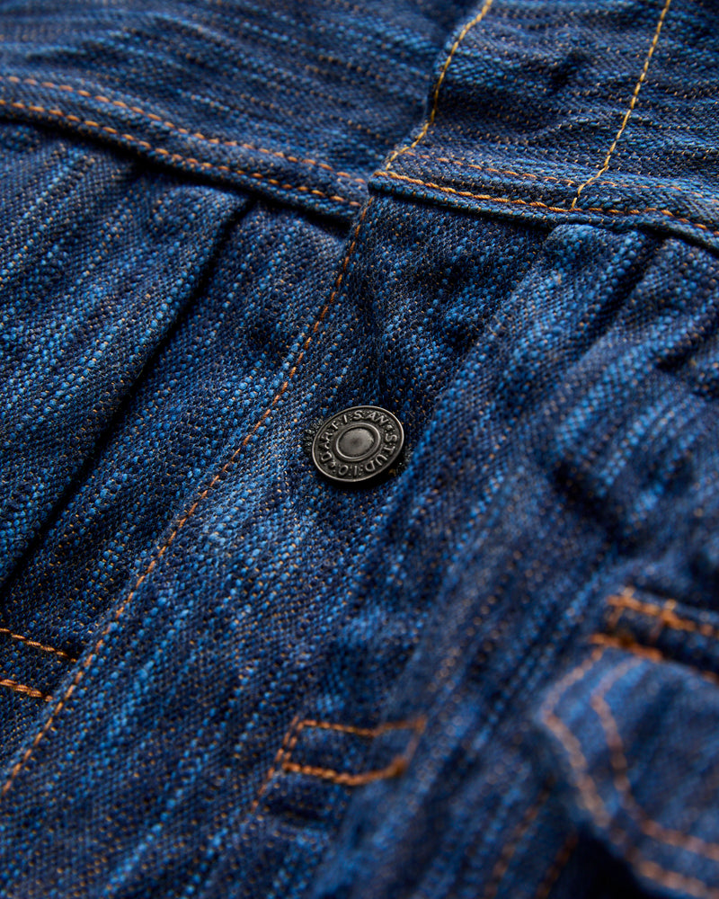 "Awa Shoai Kakishibu" 15oz Natural Dye Selvedge Type-2 Jacket