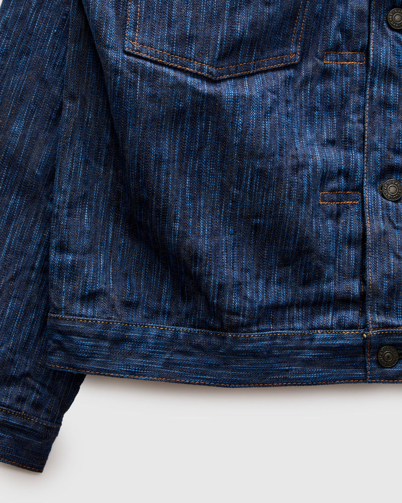 "Awa Shoai Kakishibu" 15oz Natural Dye Selvedge Type-2 Jacket