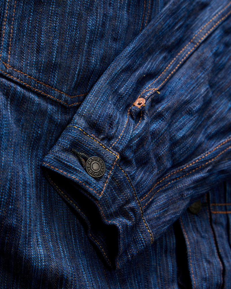 "Awa Shoai Kakishibu" 15oz Natural Dye Selvedge Type-2 Jacket
