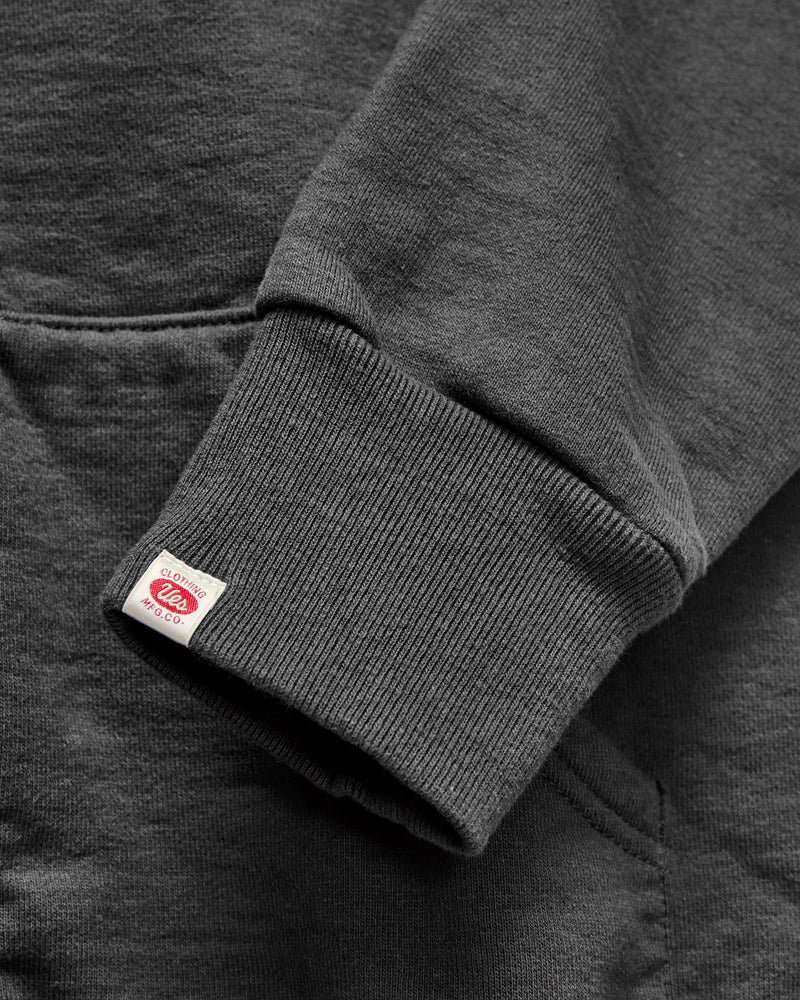 13.5oz Heavyweight Zip Hoodie in Steel Grey