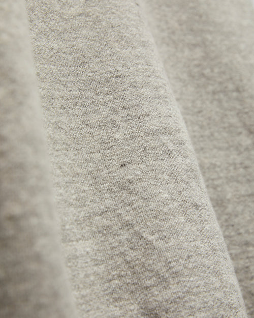 Tsuriami Loopwheel Zip Hoodie in Heather Grey