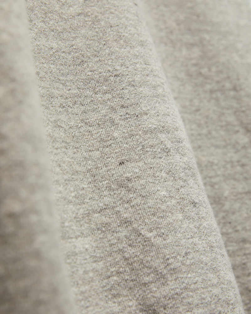 Tsuriami Loopwheel Zip Hoodie in Heather Grey
