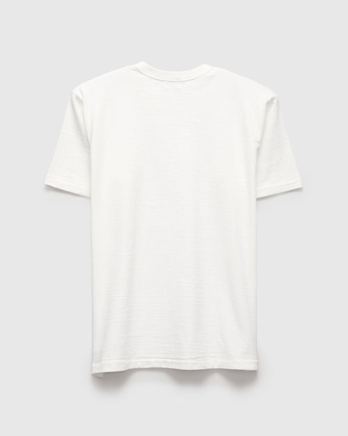 Fallen Cotton Slub Tee in Off White