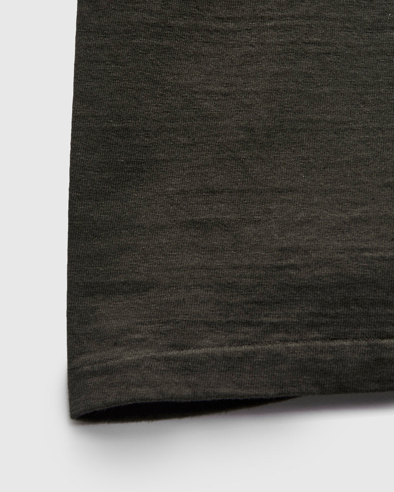 Fallen Cotton Slub Tee in Sumikuro