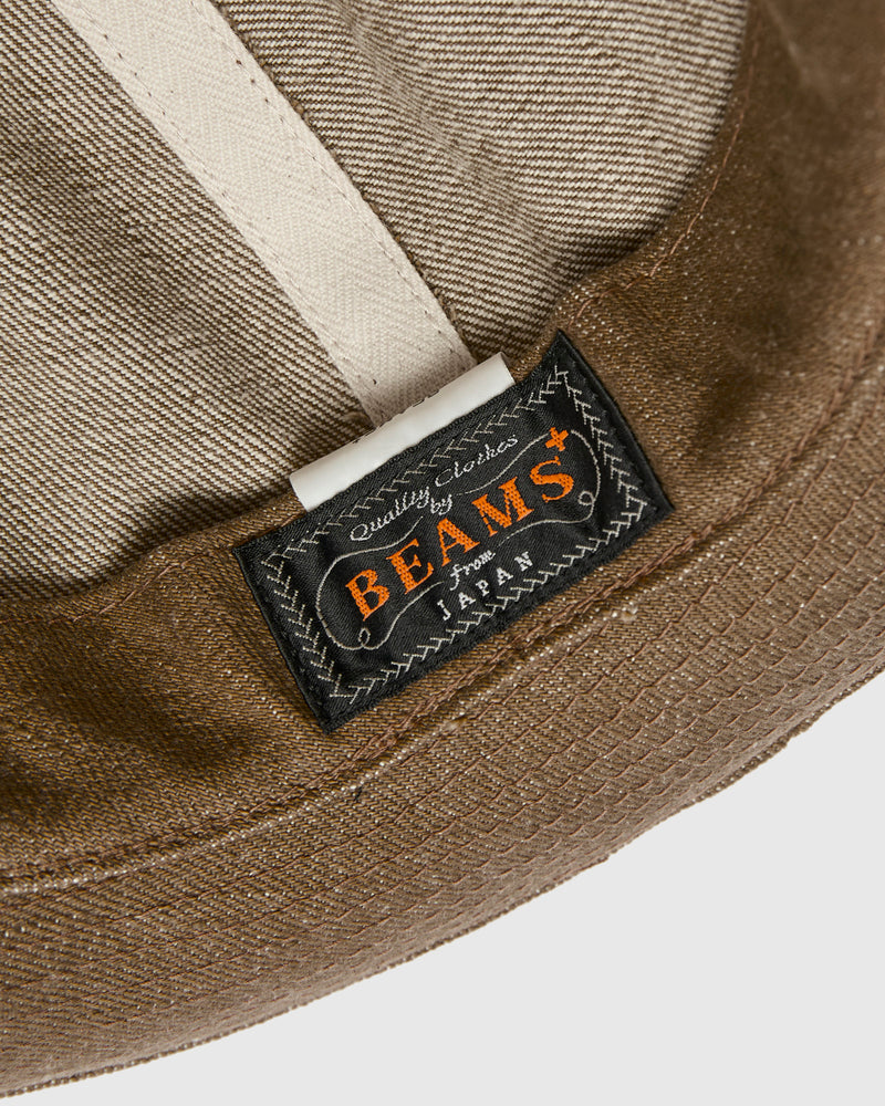 MIL Hat in Brown Denim
