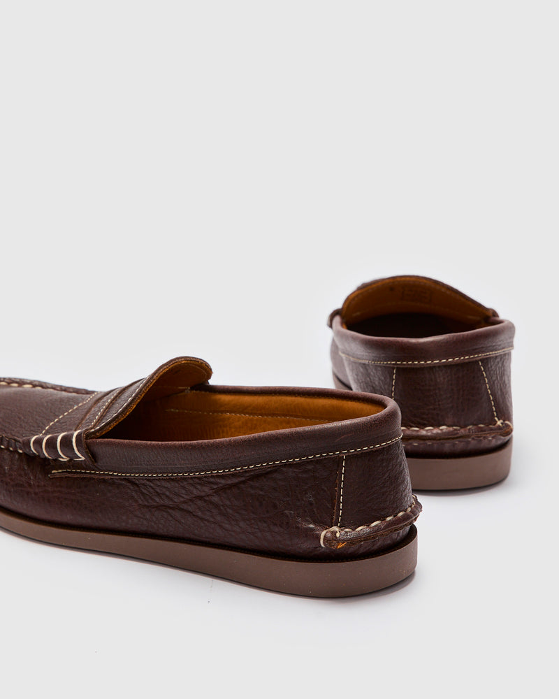 Beefroll Penny Loafer in Chocolate Grizzly
