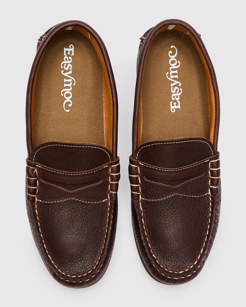 Beefroll Penny Loafer in Chocolate Grizzly