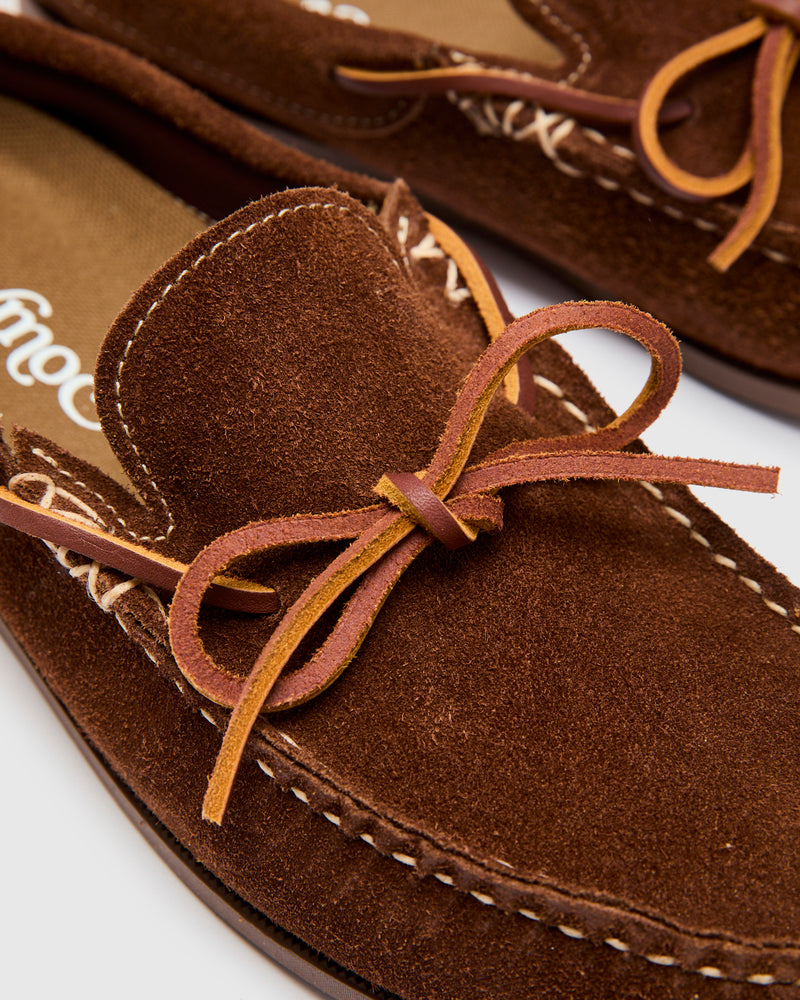 Easymoc Slip-On in Chocolate Grizzly Roughout