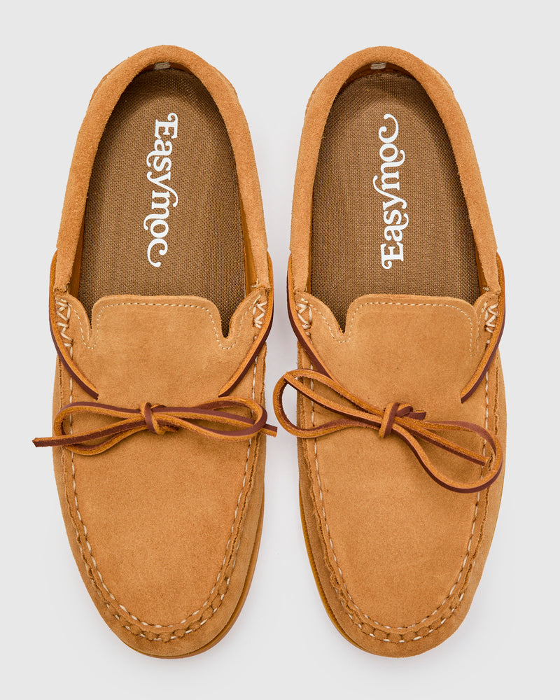 Easymoc Slip-On in Toast Suede
