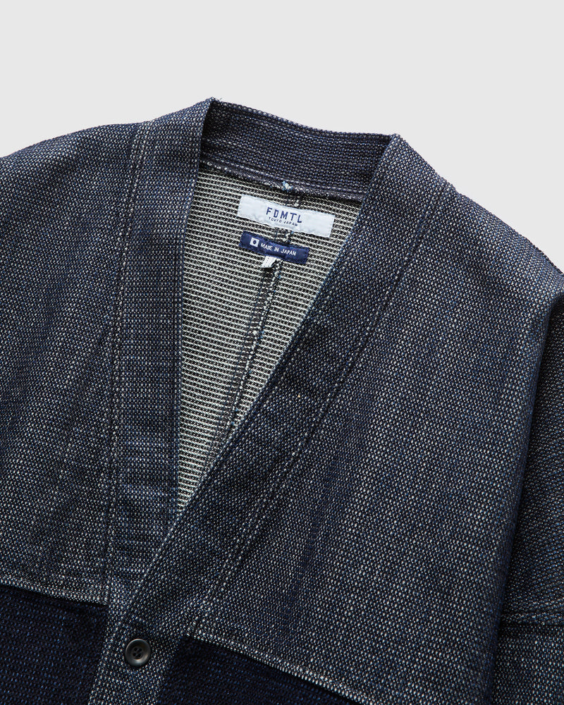 Haori Cardigan in Indigo Rinse