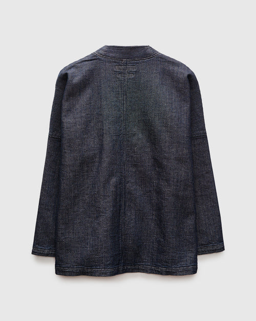 Haori Cardigan in Indigo Rinse