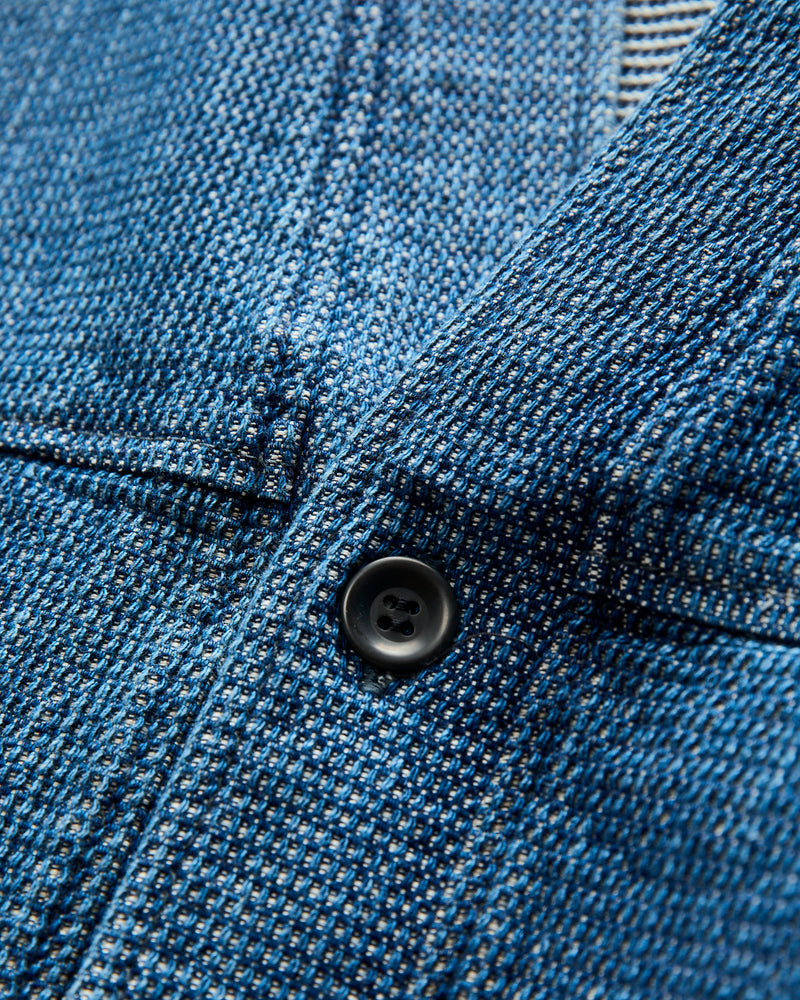 Haori Cardigan in Indigo 3-Year Wash
