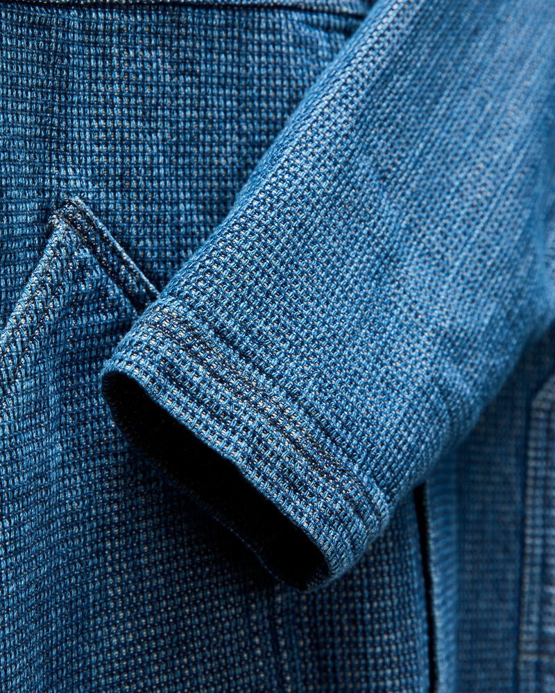 Haori Cardigan in Indigo 3-Year Wash