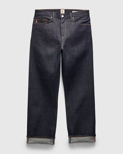 14oz Stretch Selvedge Denim - Pail Loose Straight