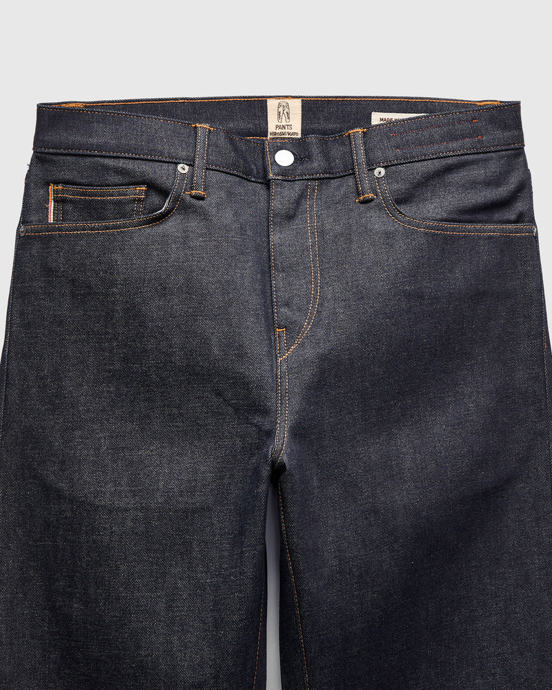 14oz Stretch Selvedge Denim - Pail Loose Straight