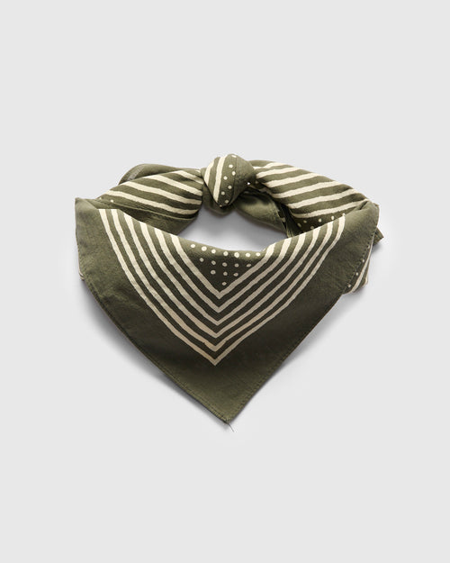 Vintage Bandana in Olive