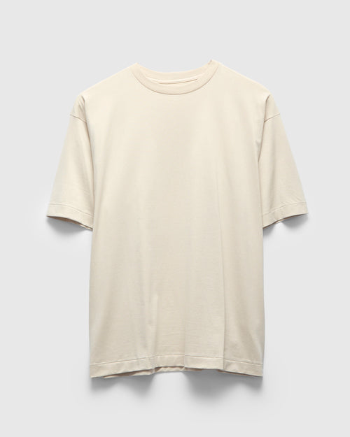Suvin Cotton Suede Tenjiku S/S Tee in Almond