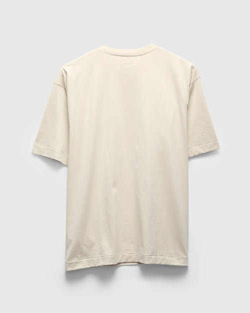 Suvin Cotton Suede Tenjiku S/S Tee in Almond