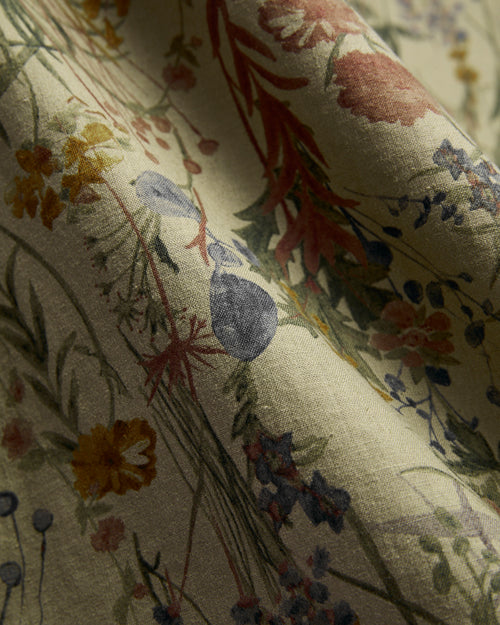 "Flowers Painting" Aloha Shirt in Earth