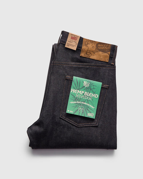 "Hemp Blend" 11oz Selvedge Denim - Easy Guy Fit