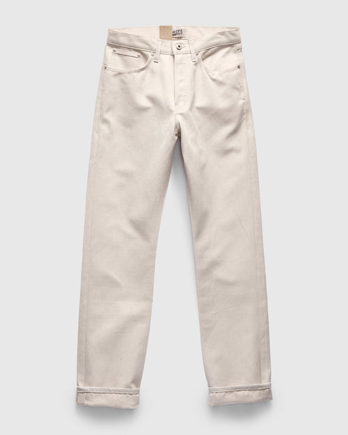 "Tabi" 11.5oz Off White Selvedge Denim - True Guy Fit