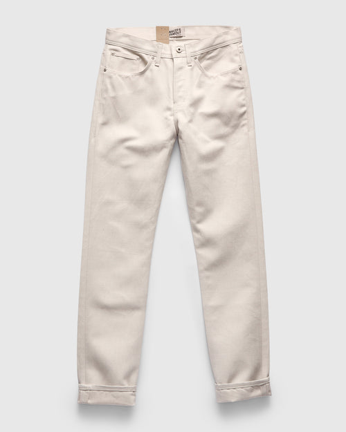 "Tabi" 11.5oz Off White Selvedge Denim - Weird Guy Fit